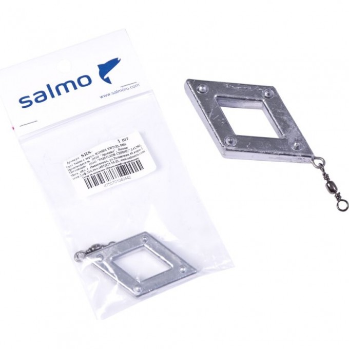 Груз SALMO с вертлюгой Rombs Swivel 155г SRS-155