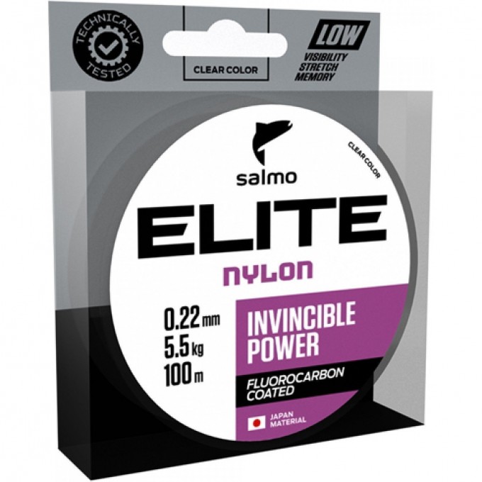 Леска монофильная SALMO Elite Fluoro Coated Nylon 100/027 4118-027